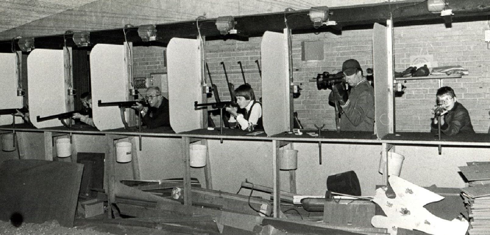 Billedet er fra Them Skytteforening i starten af 1970’erne